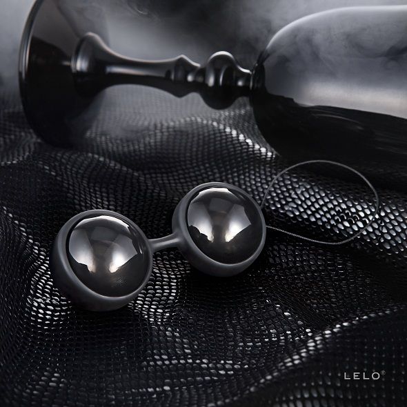 LELO Luna Beads Noir - Bolas Kegel de Diseño Premium