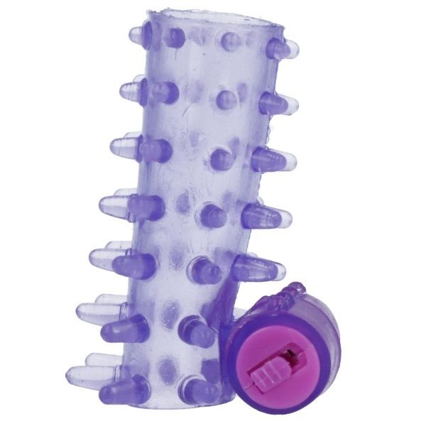 Casual Love Ring Vibrating Sleeve Purple - Accesorio Estimulador
