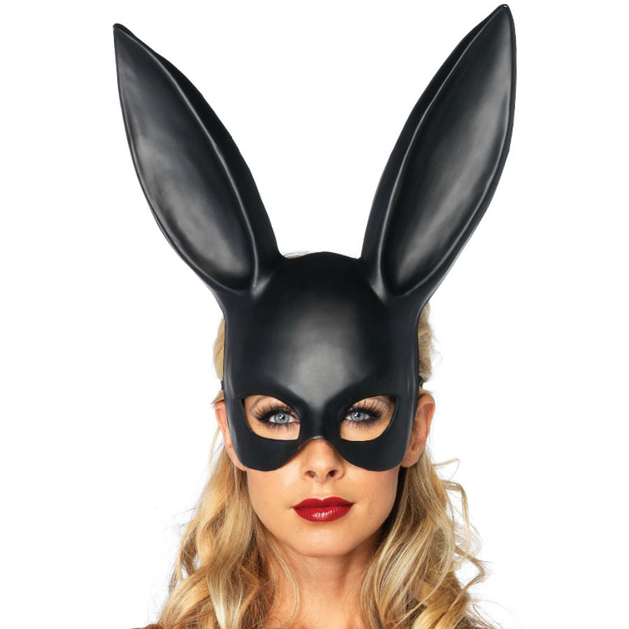 Leg Avenue Masquerade Rabbit Mask Black - Antifaz de Conejo