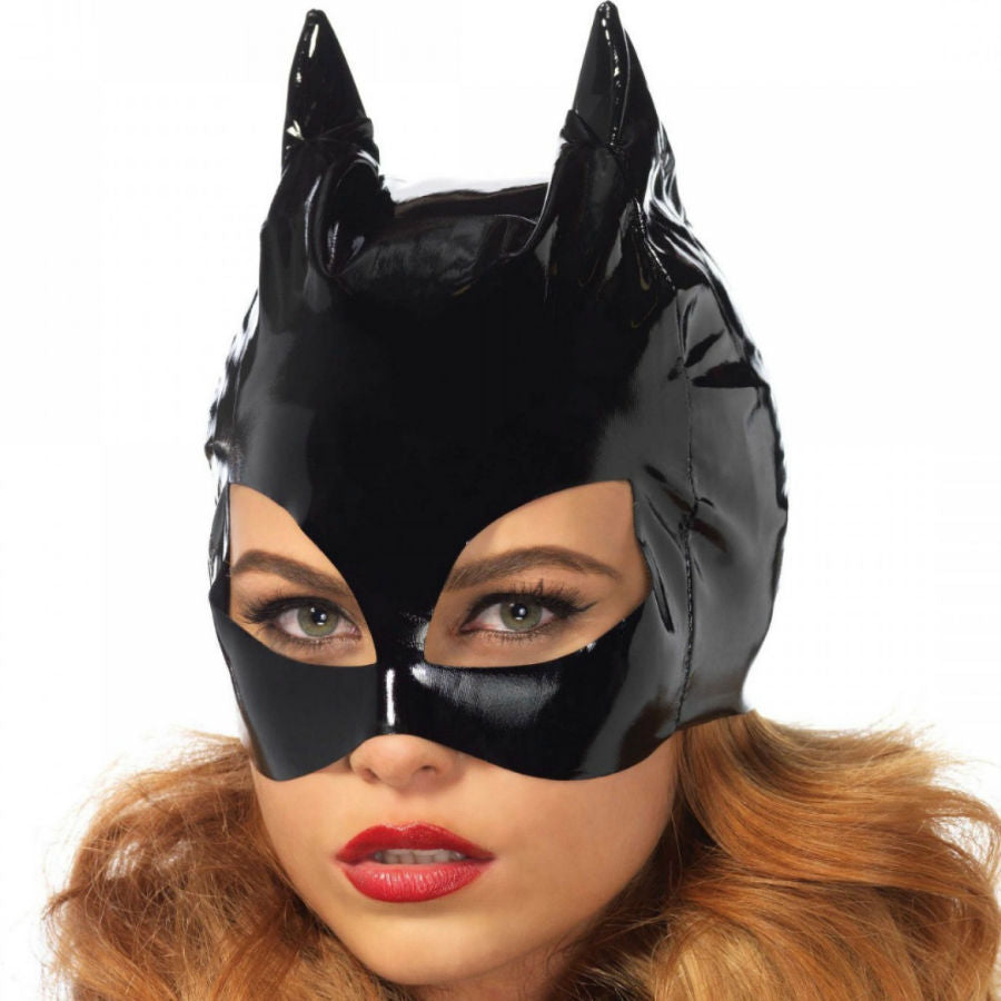 Máscara Catwoman Leg Avenue - Vinilo Negro