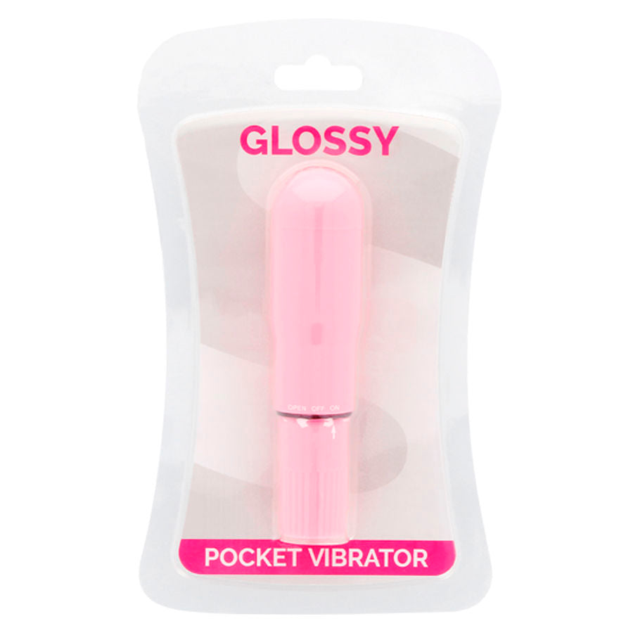 Glossy Pocket Vibrator Pink - Estimulador Compacto