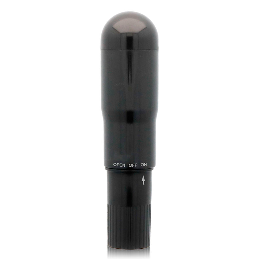 Glossy Pocket Vibrator Black - Estimulador Compacto