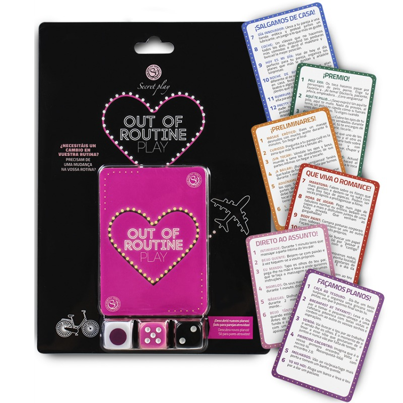Secretplay Game Change Your Routine - Juego de Dados