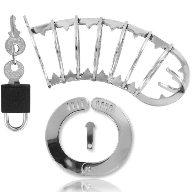 Metal Hard Jaula Pene con Cierre de Seguridad 14 cm