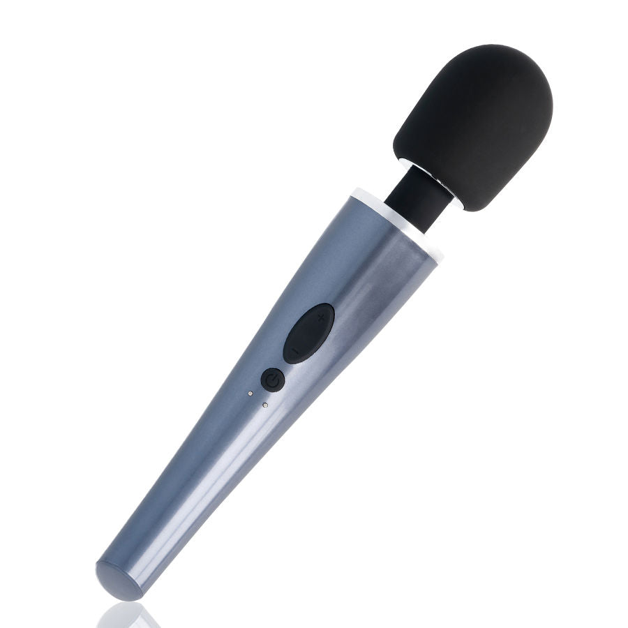 BLACK&SILVER Dexter Massage Wand - Masajeador con 10 Modos de Vibración