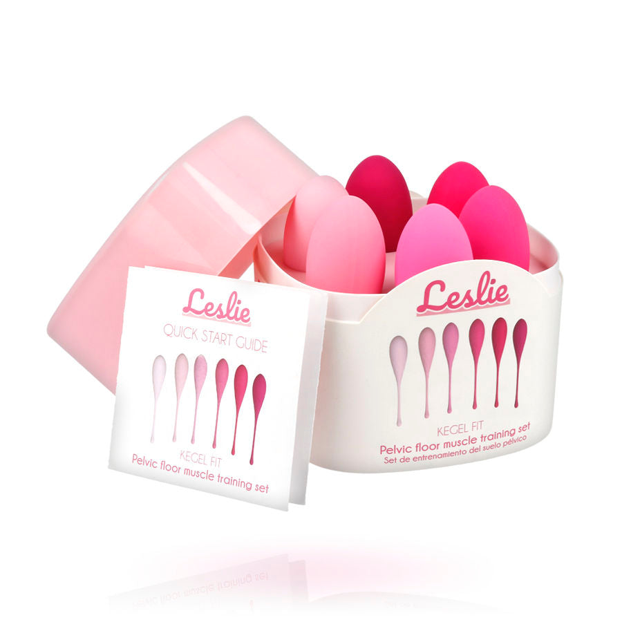 Leslie Kegel Fit - Set de 6 Pesas para Entrenamiento del Suelo Pélvico