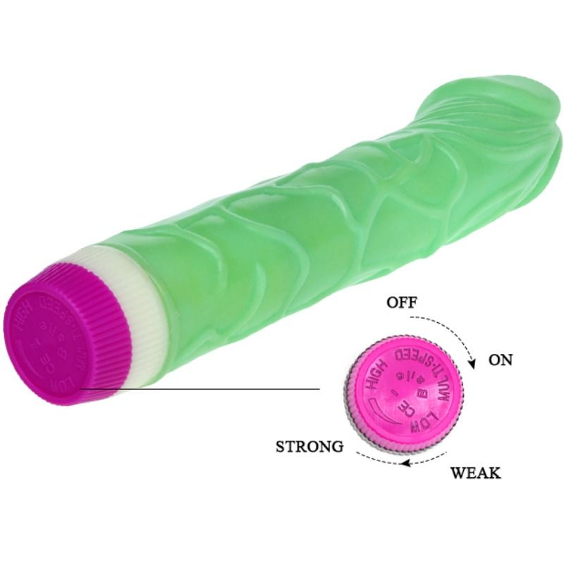 Vibrador Waves of Pleasure 23 cm Verde - BAILE