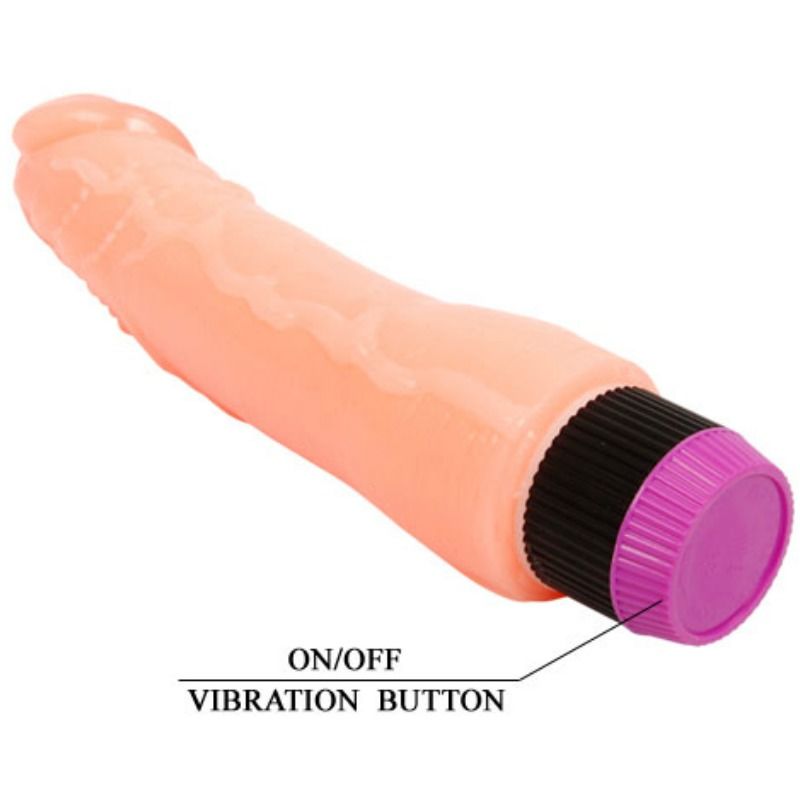 Vibrador Realista Flexible BAILE 24 cm