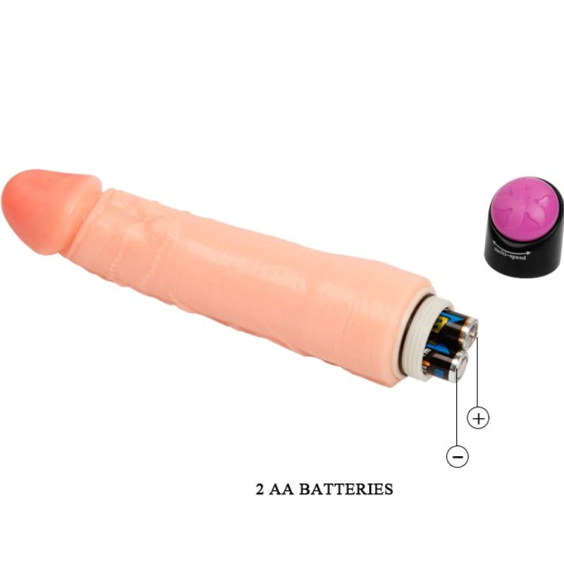 Vibrador Realista Flexible BAILE 25 cm