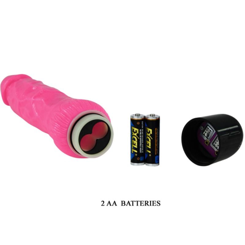 Vibrador Realista BAILE Colorful 24 cm Rosa
