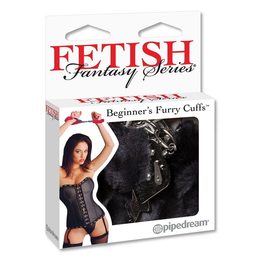 Fetish Fantasy Series Furry Cuffs Negro - Esposas de Bondage