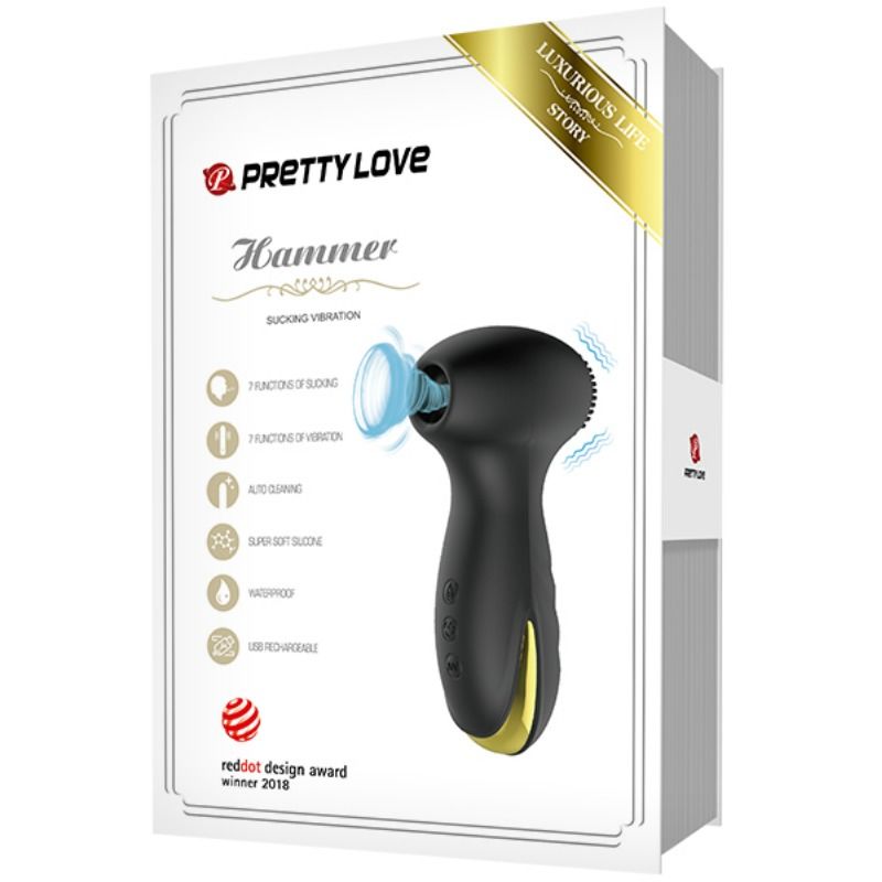 Pretty Love Smart Hammer - Estimulador con Vibración y Succión