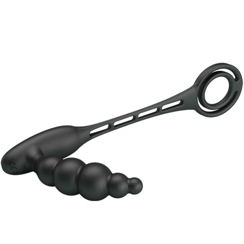 Pretty Love Bottom - Anillo Pene con Plug Vibrador de Próstata