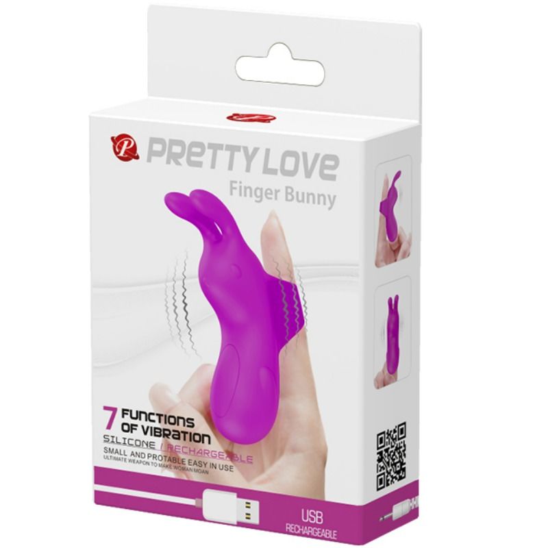 Pretty Love Smart Dedal Recargable con Estimulador Conejo