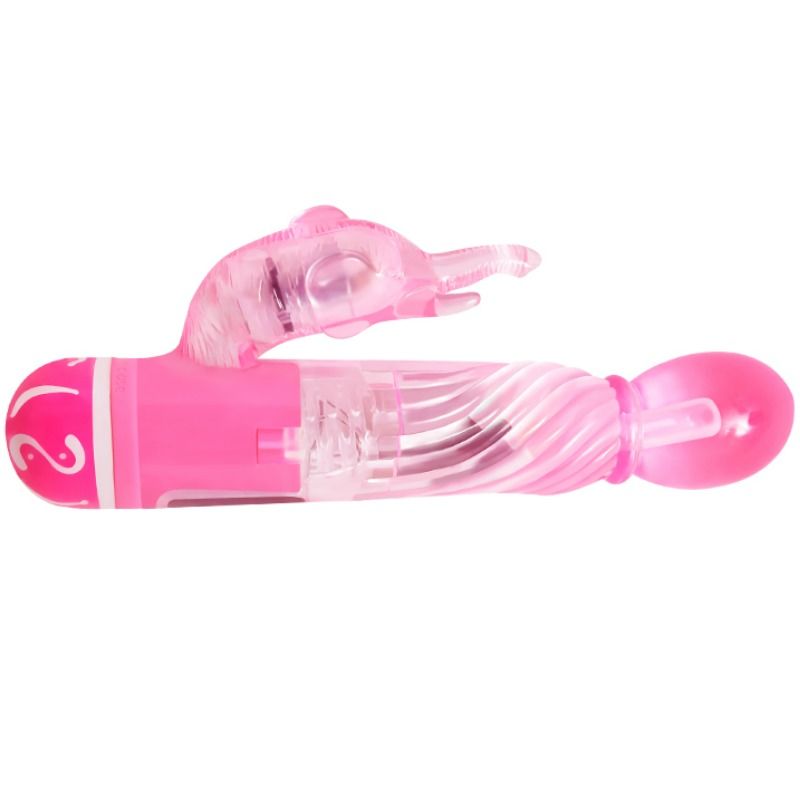 Baile Multispeed Vibrator con Estimulador Rosa