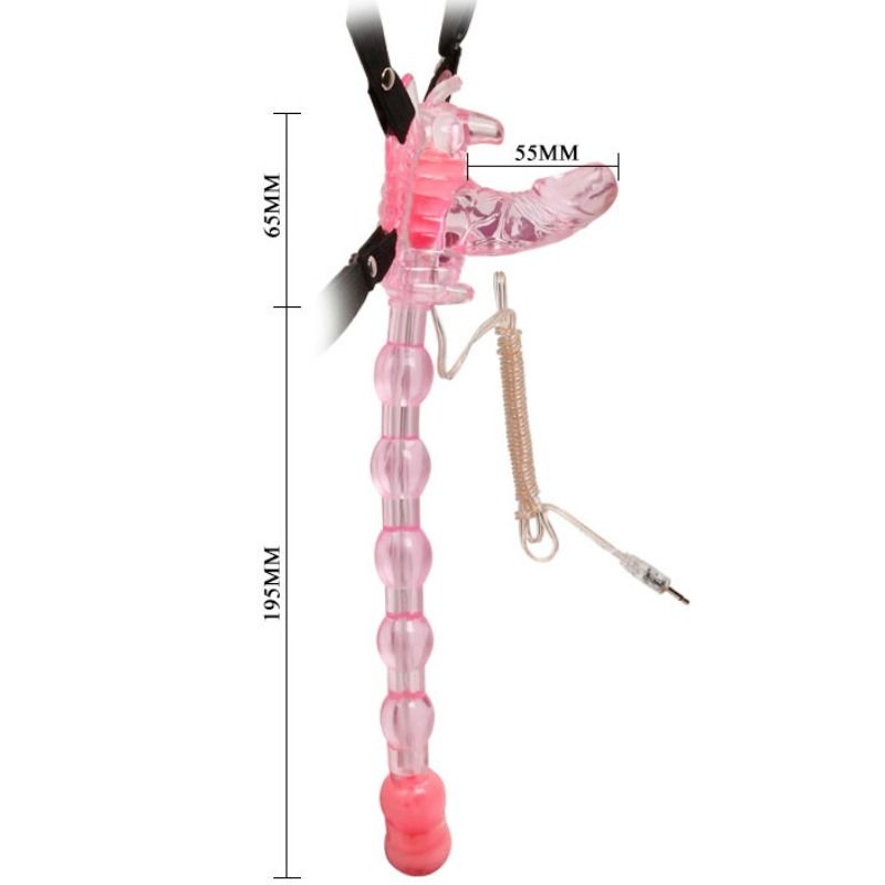 Baile Butterfly Strap On - Estimulador de Diseño Ergonómico