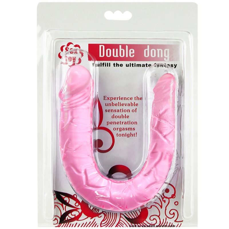 Baile Double Dong Dildo Doble - Diseño Texturizado