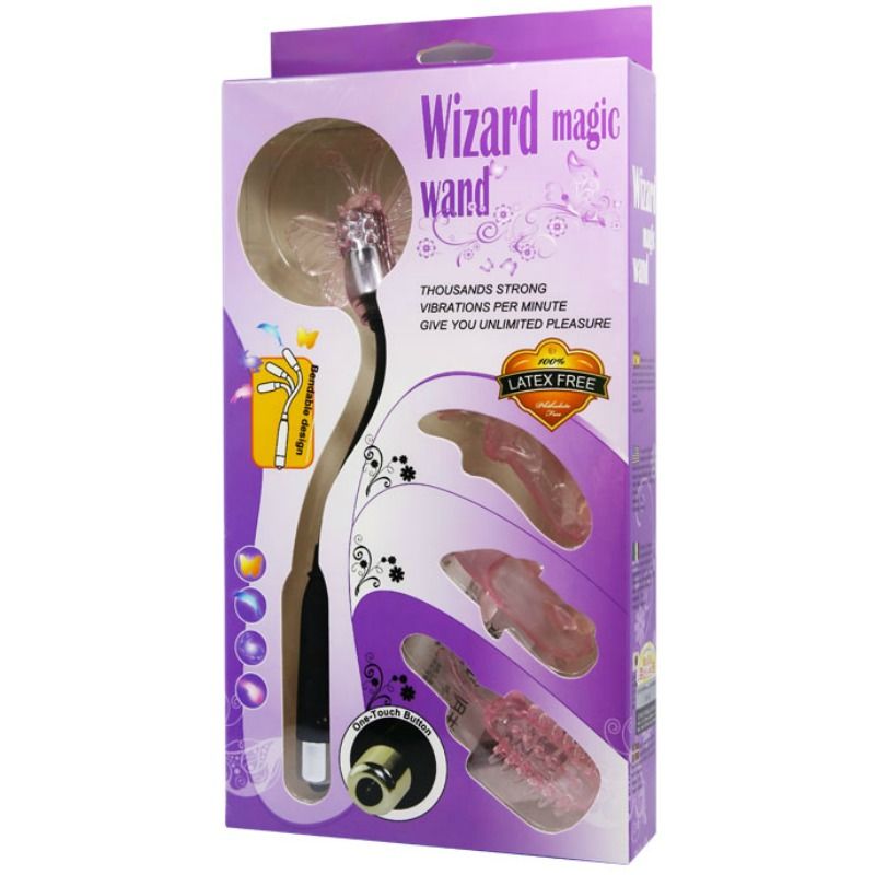 Baile Wizard Magic Wand Stimulator con Vibración