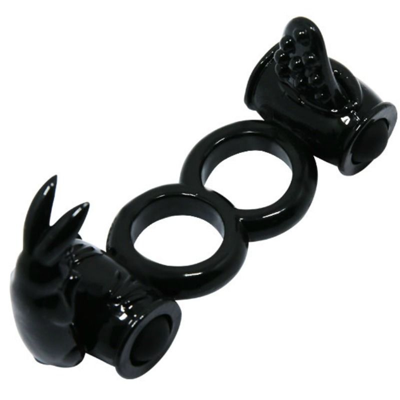 Anillo Doble Sweet Ring con Doble Conejo - BAILE FOR HIM