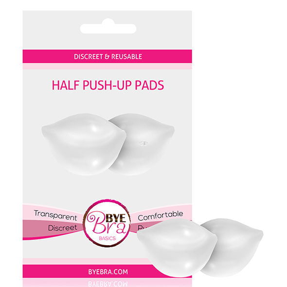 BYE-BRA Semi Pads Push-Up Transparente - Realce de Volumen