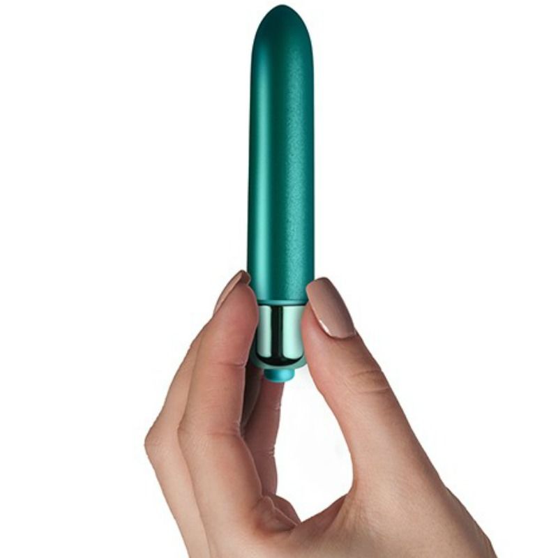 Rocks-Off Vibrating Bullet Touch of Velvet Peacock Petals