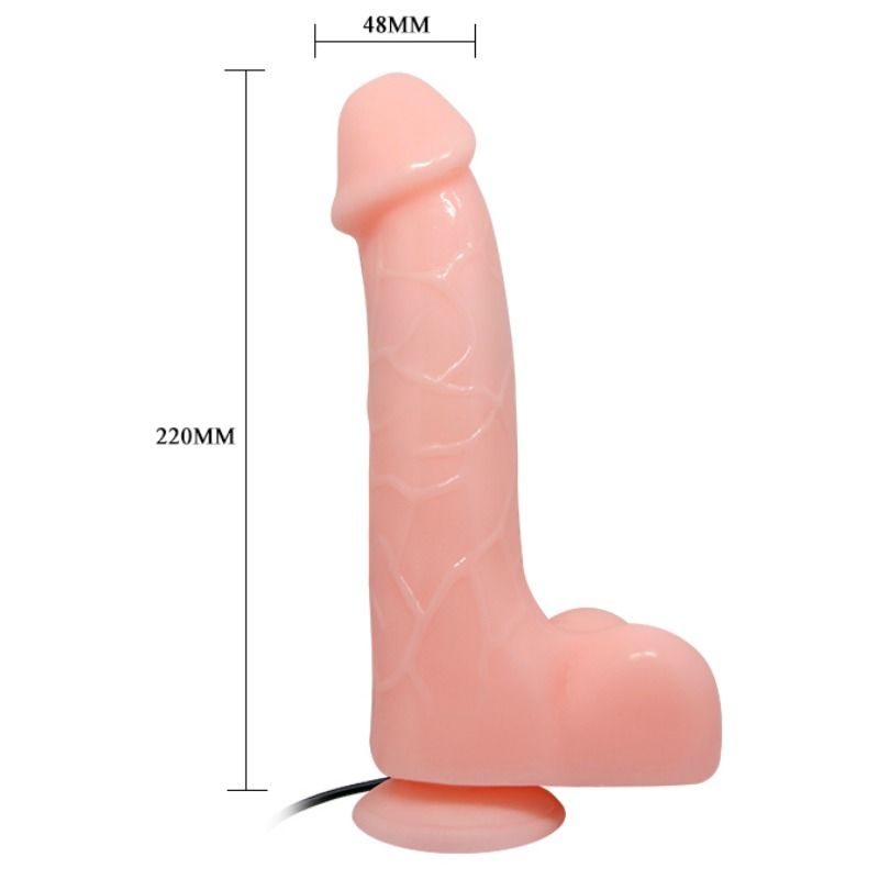 Vibrador Realista Barbara Natural 22 cm - Baile