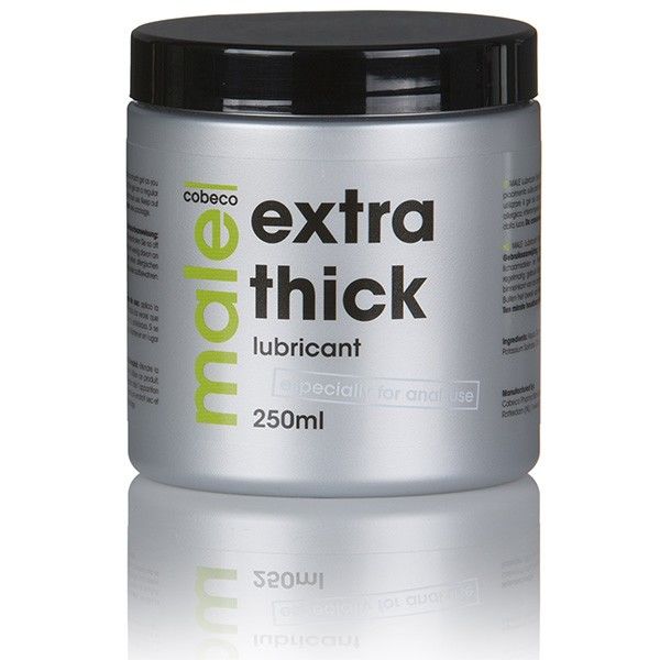 Cobeco Male Extra Thick Lube 250ml - Lubricante de Base Acuosa