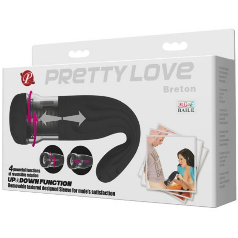 Pretty Love Male Breton - Masturbador Multifuncional con Cámara Giratoria