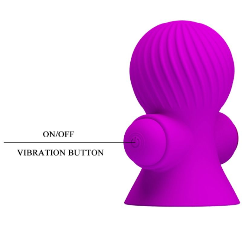 Pretty Love Nipple Stimulators 12 Modos Vibración Lila