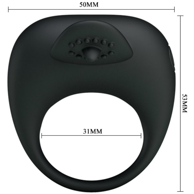 Pretty Love Vibrating Ring with Tongue