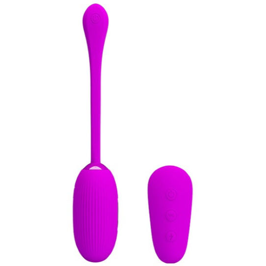 Pretty Love Shock Fun - Huevo Vibrador con Electroestimulación y Mando a Distancia