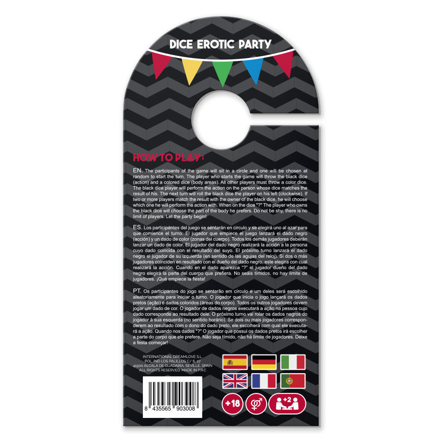 Aria Dice Erotic Party Play - Juego de Dados para Adultos