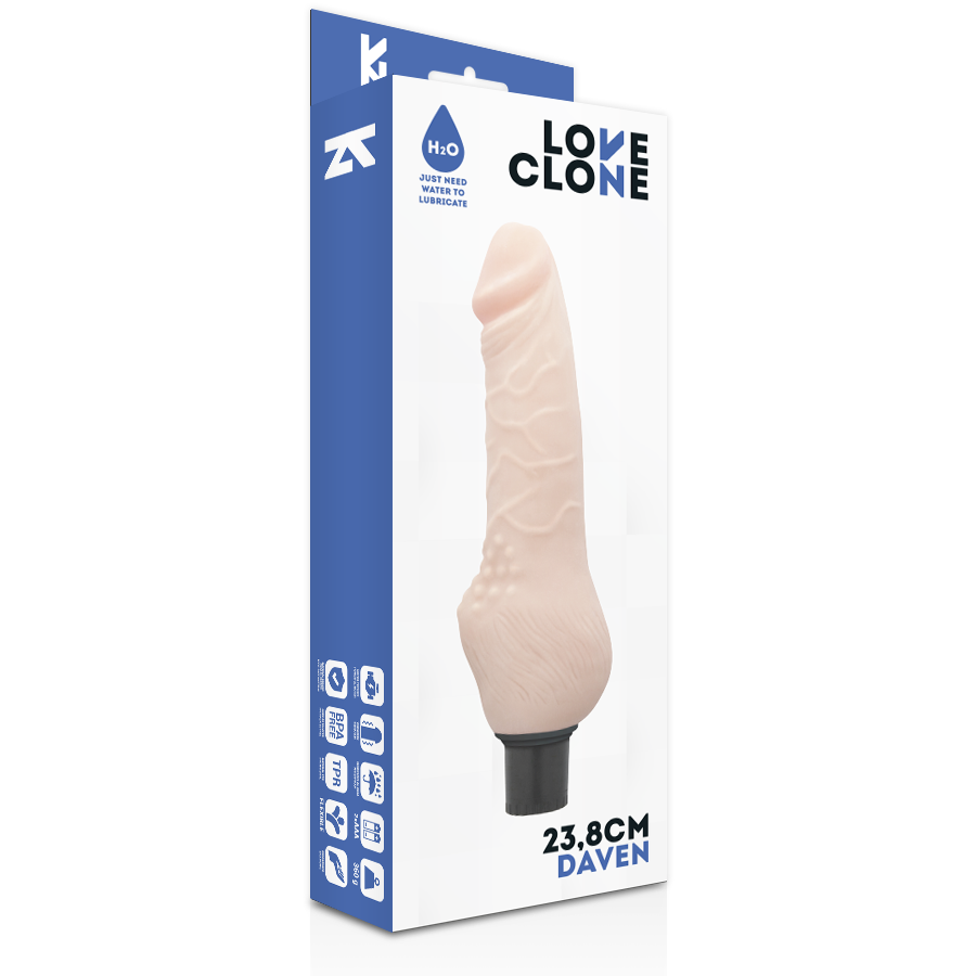 Loveclone Daven Autolubricante Realista 23.8 cm