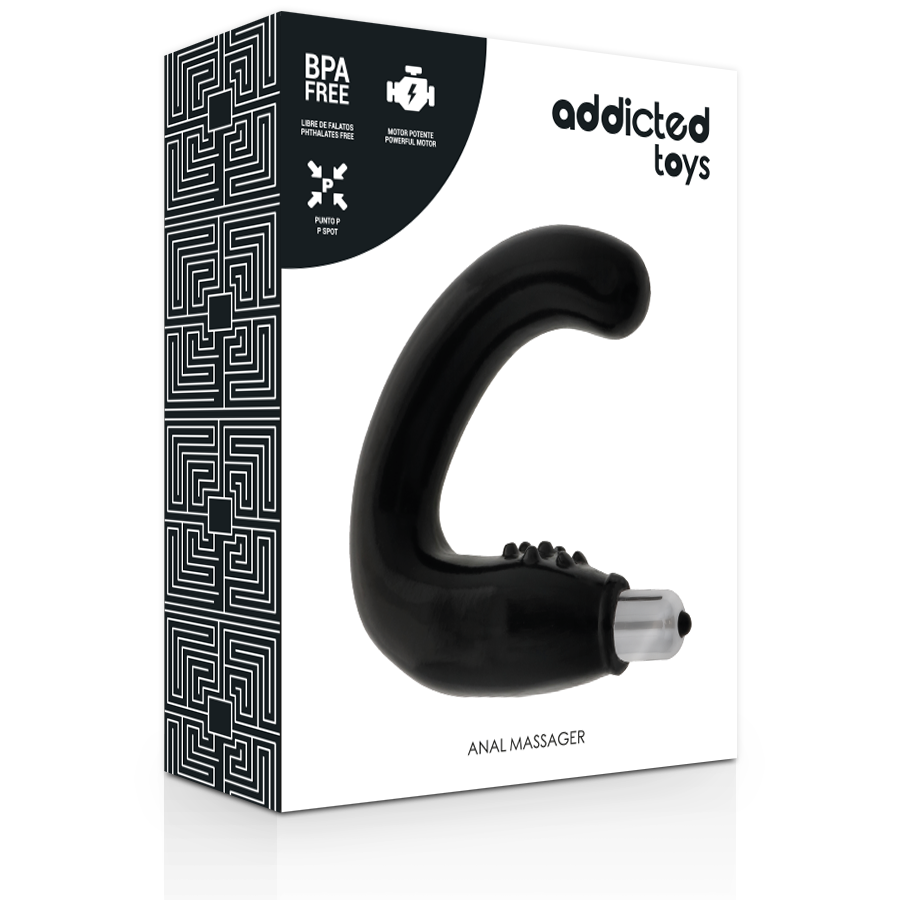 Addicted Toys Anal Massager Black - Estimulador Anal