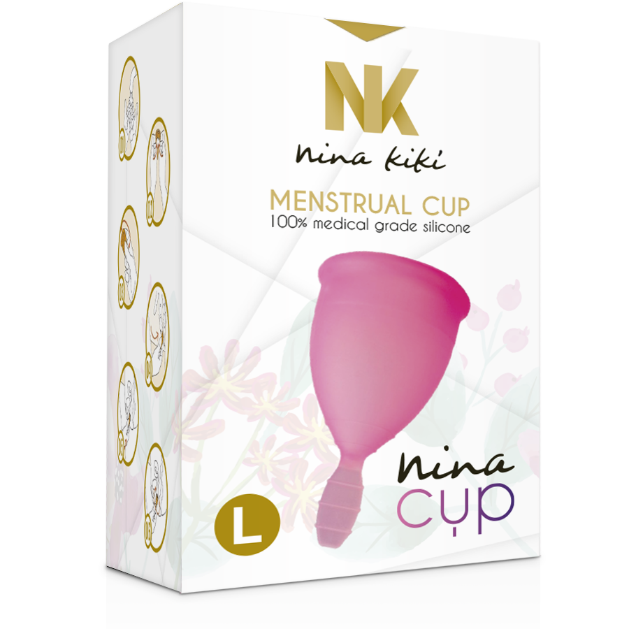 Nina Kikí Menstrual Cup Pink Talla L