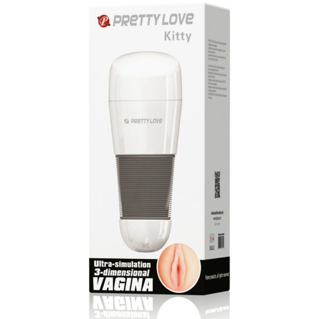Pretty Love Kitty White - Masturbador Vagina Realista