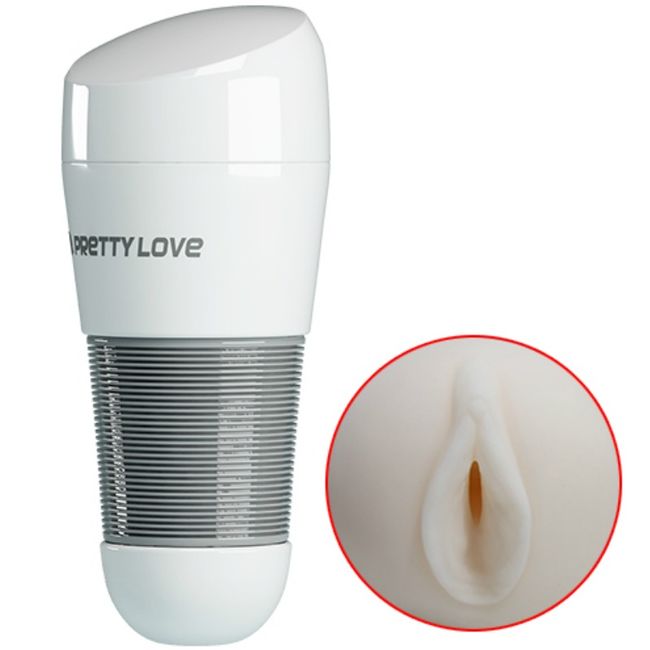 Pretty Love Kitty White - Masturbador Vagina Realista