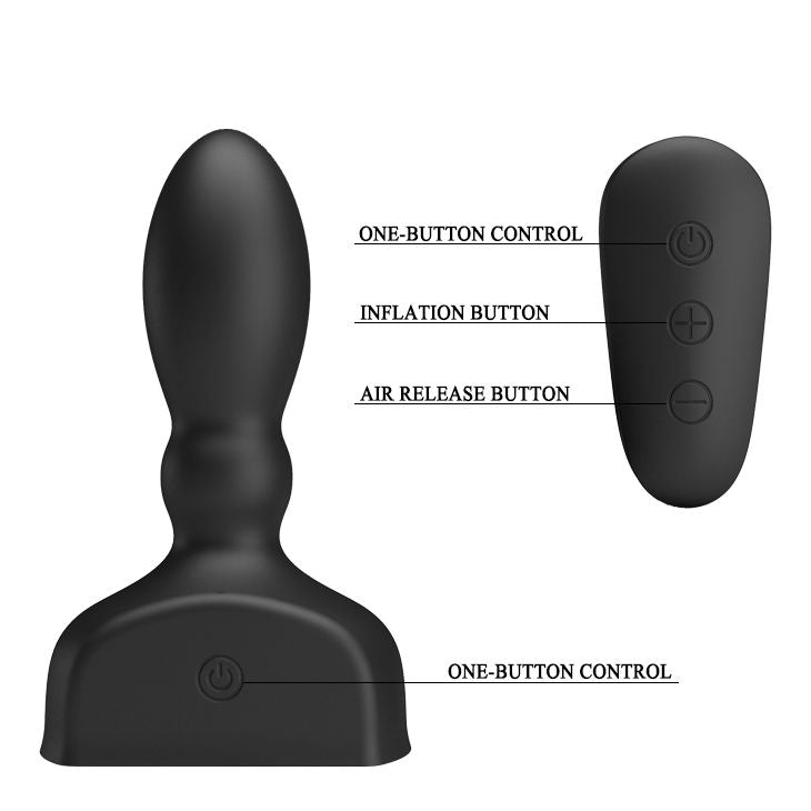 Pretty Love Marriel - Vibrador Prostático Inflable con Control Remoto