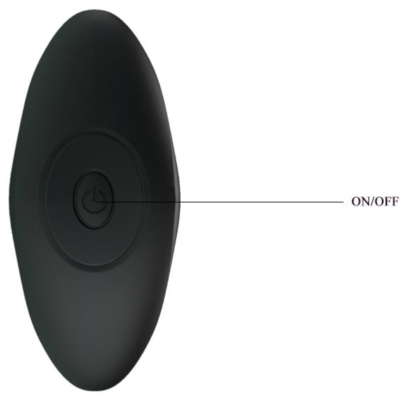 Pretty Love Black Anal Vibrator - Estimulador de Diseño Ergonómico