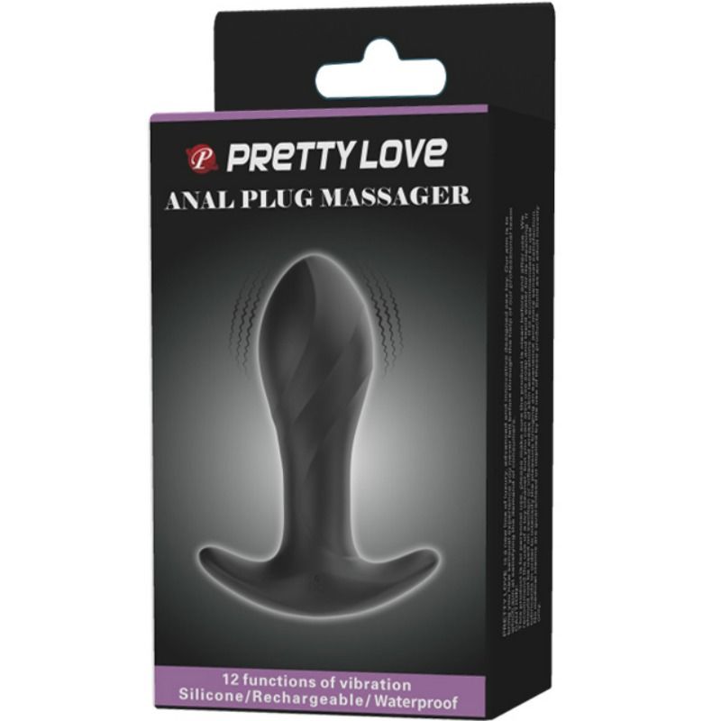 Pretty Love Black Anal Vibrator - Estimulador de Diseño Ergonómico