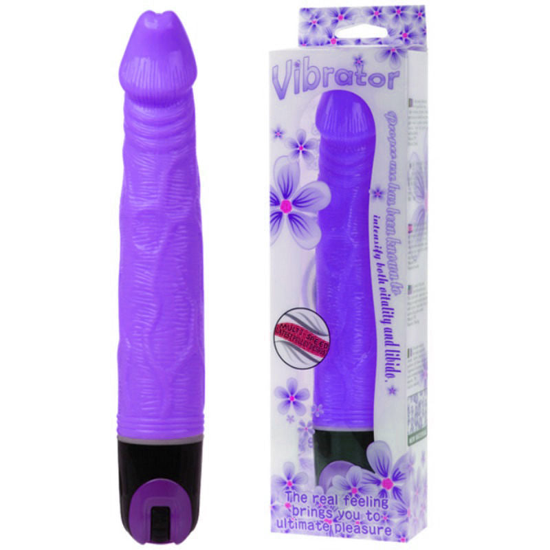 Vibrador Multivelocidad BAILE 21.5 cm Púrpura