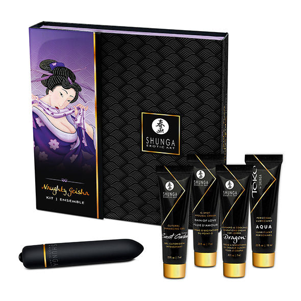 Shunga Naughty Geisha Kit - Set de Masaje