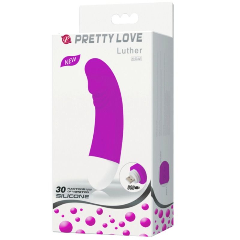 Pretty Love Luther Mini Vibrador - 30 Modos de Vibración
