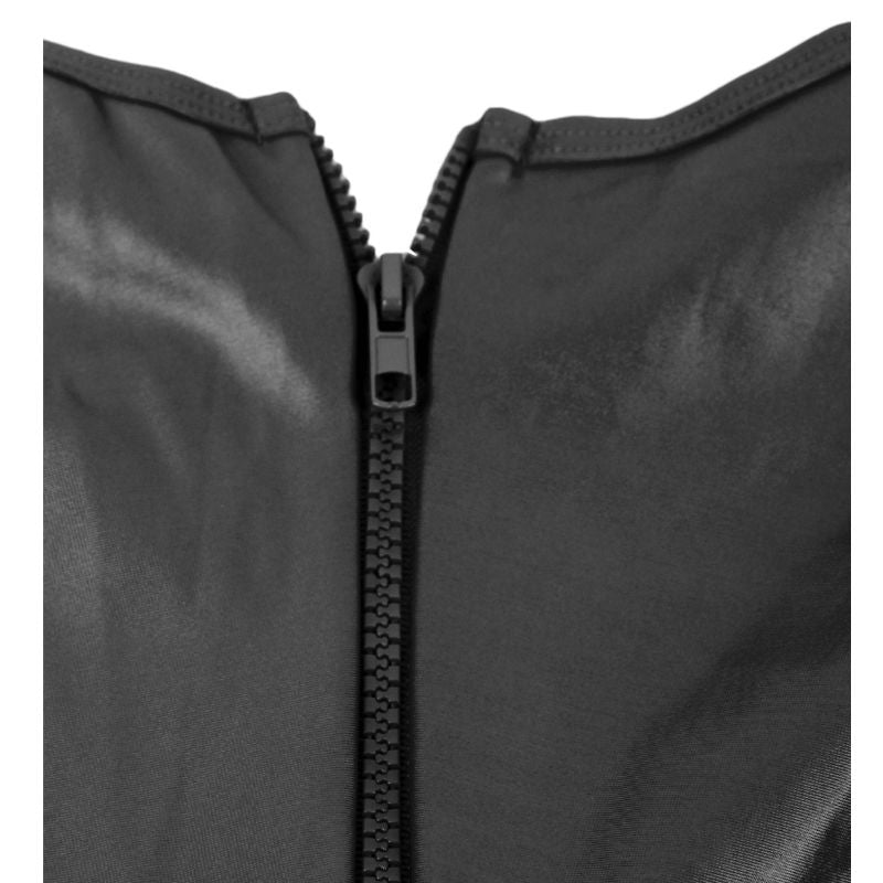 Teddy Fetish Subblime Pechos Descubiertos S/M - Imitación Cuero Negro