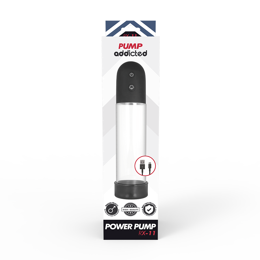 Pump Addicted RX11 Bomba Erección Automática con Medidor Presión
