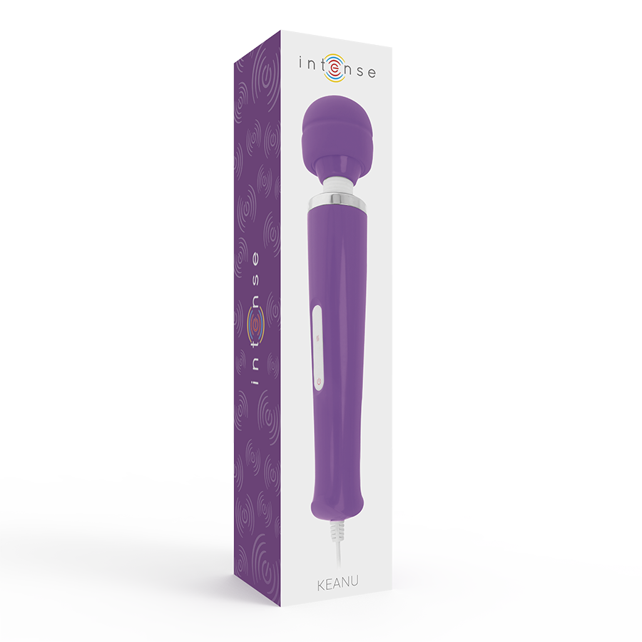 INTENSE Keanu Wand Lilac - Masajeador de Cuerpo con 8 Modos de Vibración