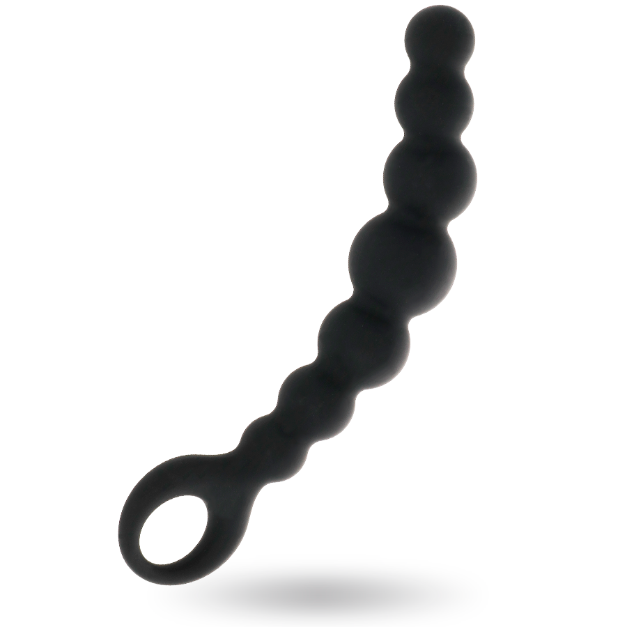 Intense Anal Beads Max Black - Bolas Anales de Silicona Médica