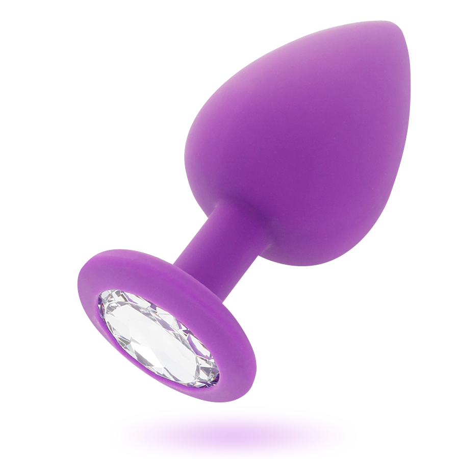 Intense Shelki M Plug Anal Silicona Grado Médico Lila