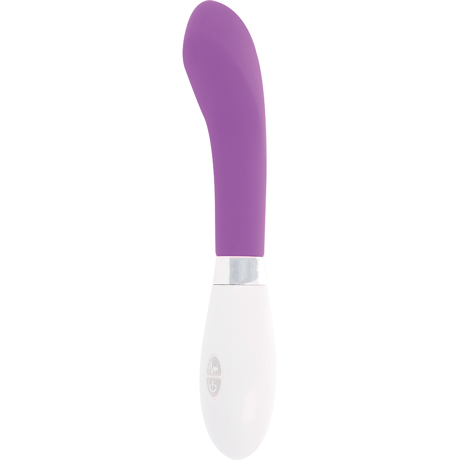 Glossy John Vibrator Purple - Vibrador de Diseño Moderno