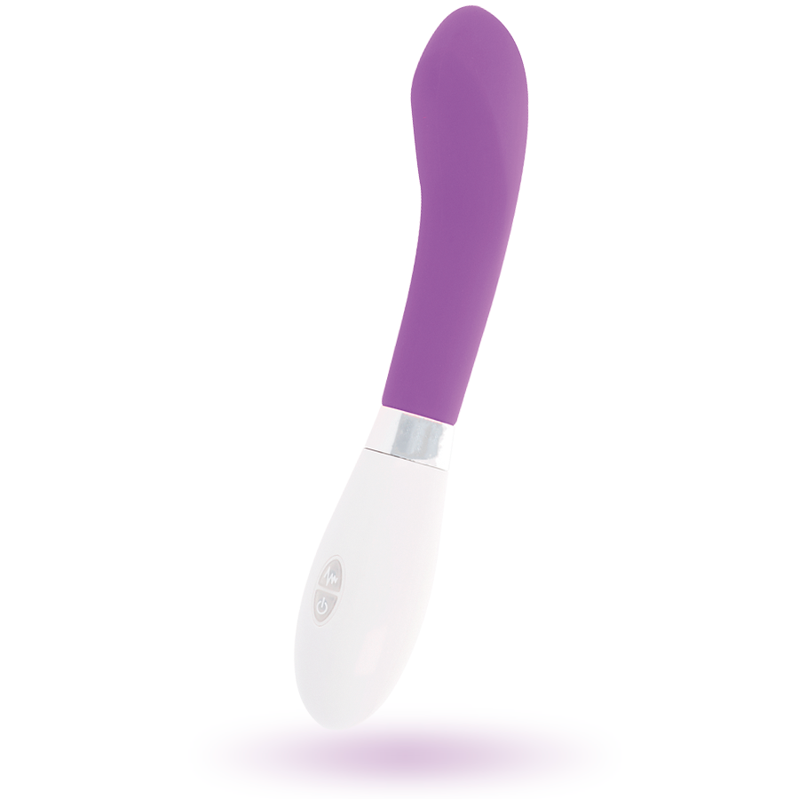 Glossy John Vibrator Purple - Vibrador de Diseño Moderno